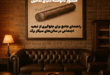  منشور نانوشتهٔ دنیای تدخین : راهنمای جامع برای جلوگیری از تبعید اجتماعی در سالن‌های سیگار برگ