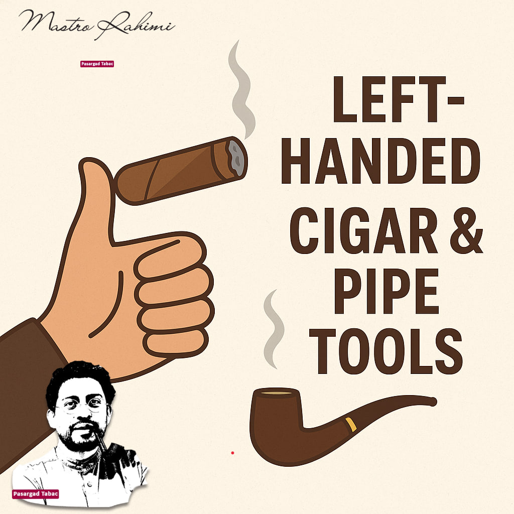 دنیای تدخین از دیدگاه چپ‌ دستان: تاریخچه، ابزارها و هنر صنعتگری برای اقلیتی خاص
