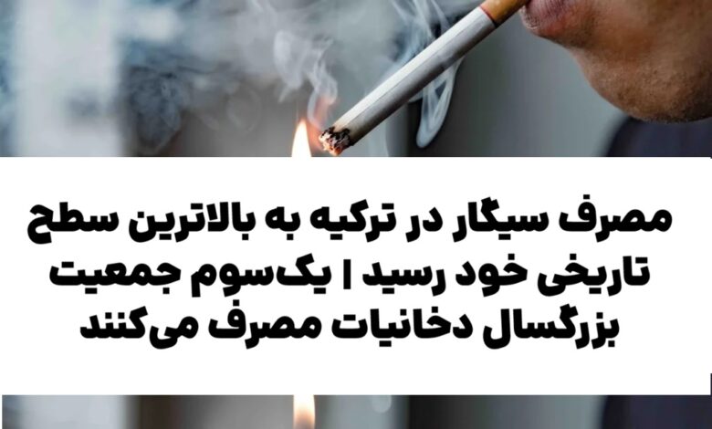 مصرف سیگار در ترکیه به بالاترین سطح تاریخی خود رسید | یکسوم جمعیت بزرگسال دخانیات مصرف میکنند